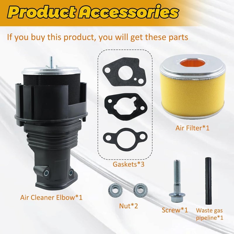 KIKITE GX240 Air Filter Housing Cover Assembly Compatible with Honda GX240 GX270 Engine Air Cleaner Box Replaces 17231-ZH9-820 17410-ze2-020 - Image 4
